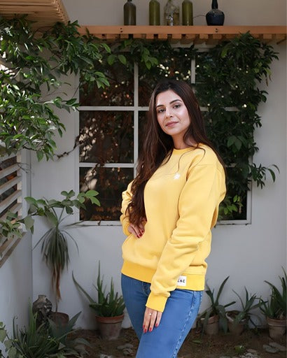 Sunlit Classic Yellow Sweatshirt