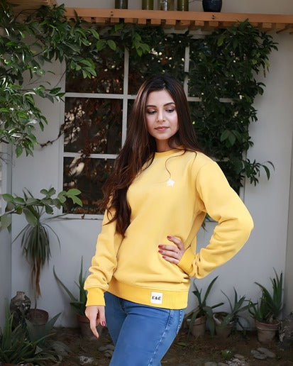 Sunlit Classic Yellow Sweatshirt